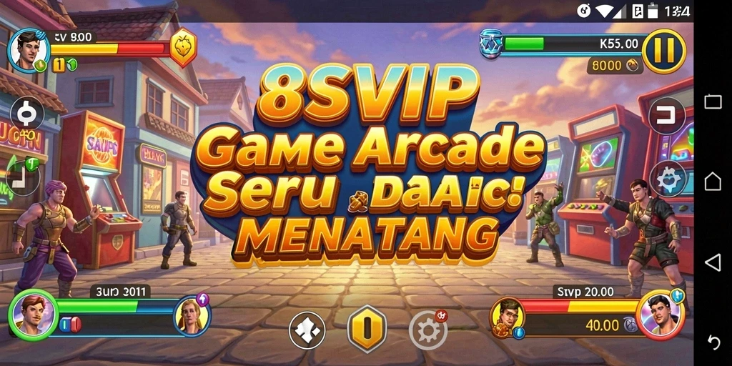 Tampilan screenshot utama 8SVIP yang menunjukkan gameplay seru.