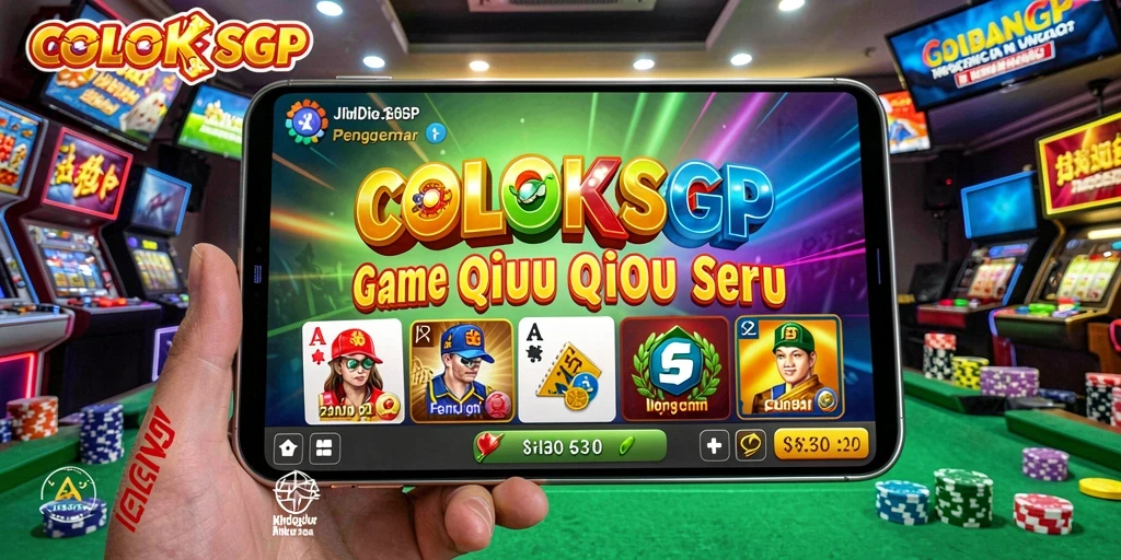 Screenshot dari gameplay seru COLOKSGP yang memperlihatkan aksi QiuQiu.