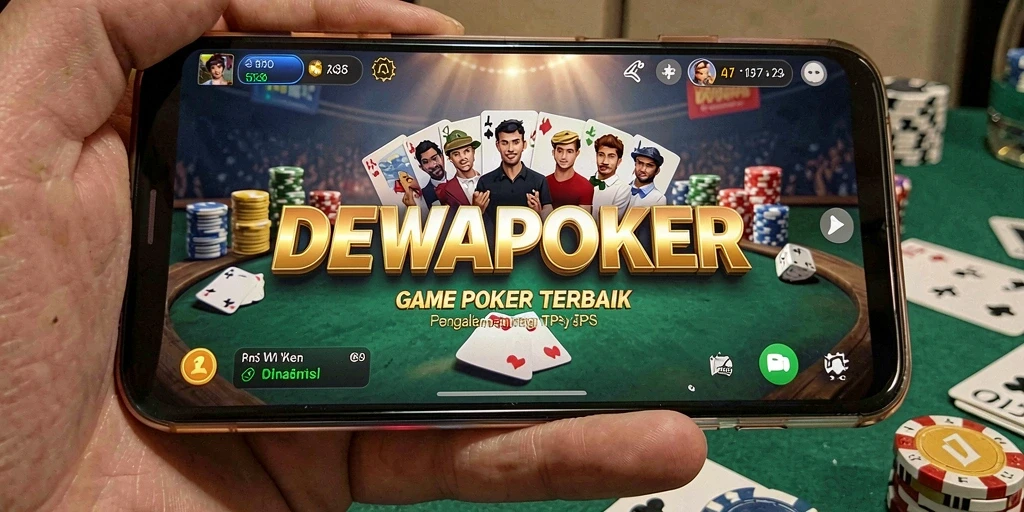 Tangkapan layar DEWAPOKER menampilkan aksi seru dalam permainan poker.