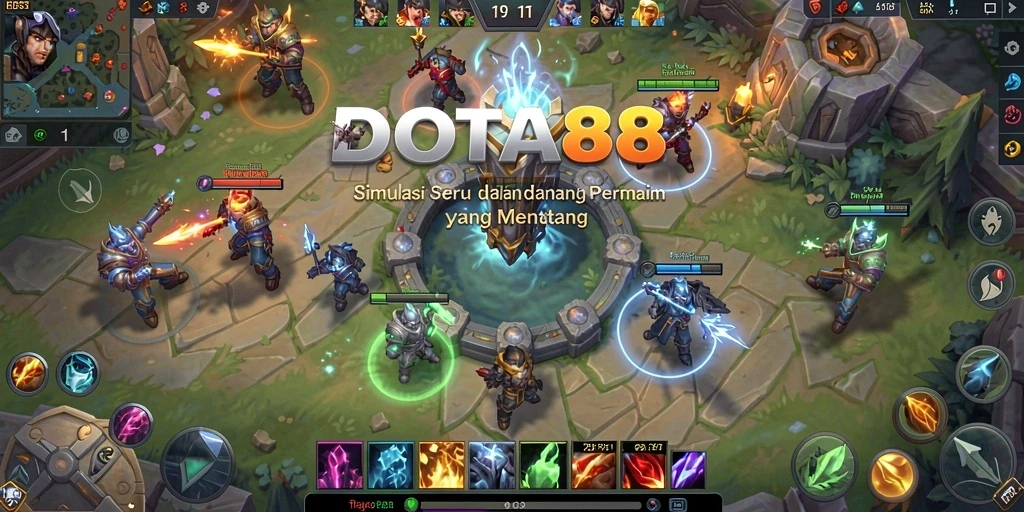 Screenshot gameplay DOTA88 dengan grafis menarik dan fitur simulasi.