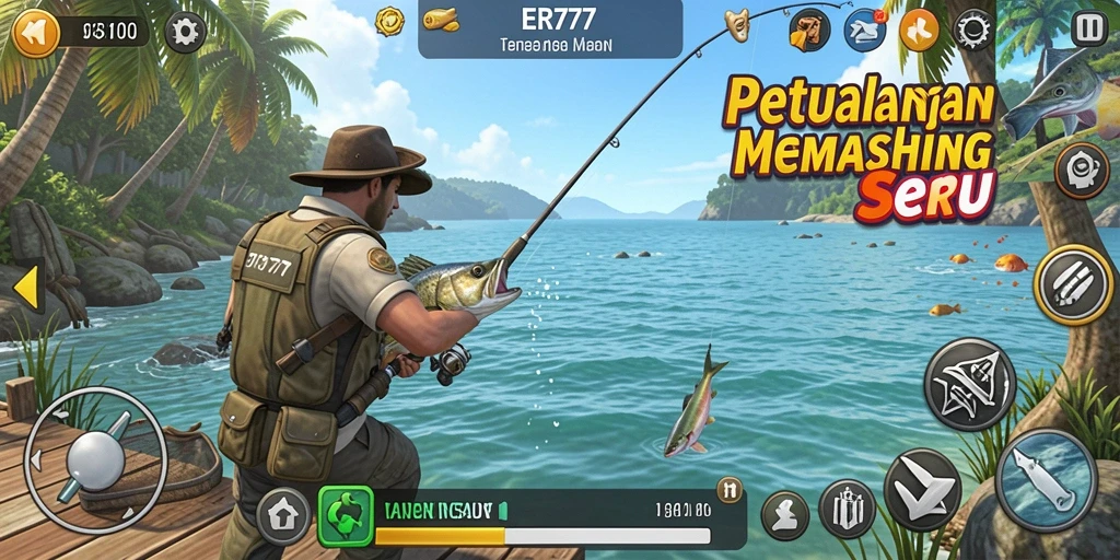 Tangkapan besar dalam gameplay ER777 yang menantang.