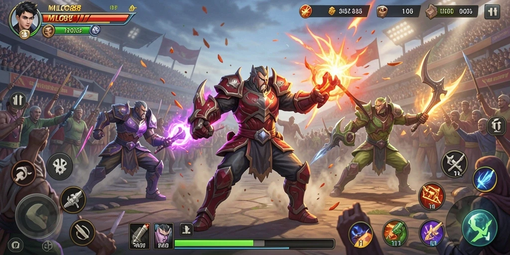 Screenshot menunjukkan aksi cepat dalam MILO88 dengan strategi yang mendebarkan.