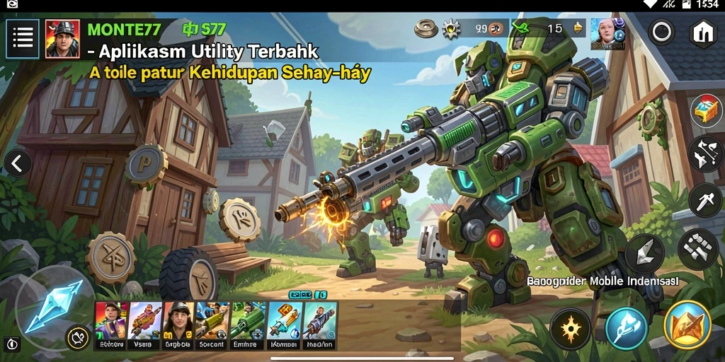 Tampilan antarmuka MONTE77 yang intuitif dan modern.